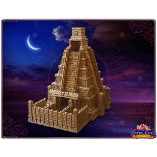 [Plastic] Fates End Dice Tower for Board Game/ Tabletop Games: Mayan Tower - หอคอยถอยเต๋า