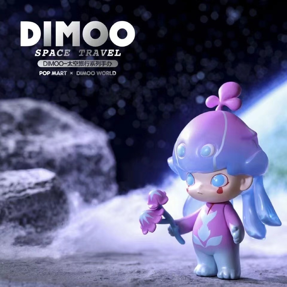 ของแท้-popmart-dimoo-space-travel-series-กล่องสุ่ม-ตุ๊กตาฟิกเกอร์-ของเล่น-ของตกแต่ง