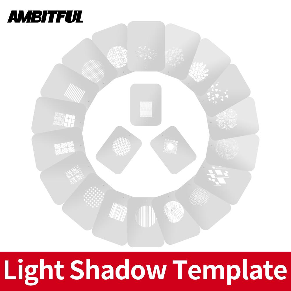 AMBITFUL AL-16 Focalize Conical Snoots Light Shadow Template Modeling Piece with Chinese Modern Window Pastoral Style