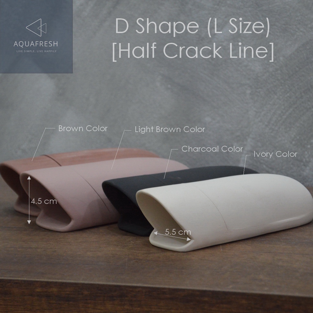 [Aquafresh] D Shape (L Size) - Half Crack Line ถ้ำปลา ถ้ำเพาะปลาซัคเกอร ...
