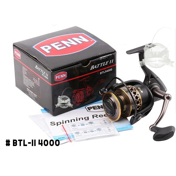 Moulinet PENN Fierce II 6000 LL spoolé avec tresse DAÏWA neuve - Sport & Plein air