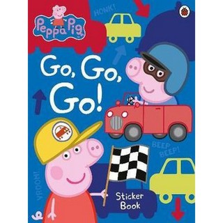 Asia Books หนังสือภาษาอังกฤษ PEPPA PIG: GO, GO, GO! VEHICLES STICKER BOOK