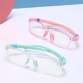 [มีของทีกรุงเทพ] N.TRD05แว่นเด็ก แว่นตาเด็ก แว่นตากรองแสงสีฟ้าถนอมสายตาสำหรับเด็ก  เด็กอายุ 5-15 ปี