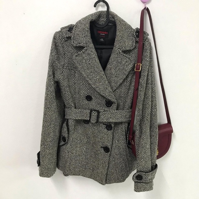 blazer-coat-ลายชิโน-ผ้าถักทอ-ผู้หญิง-size-s-m
