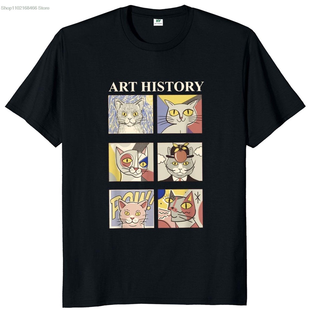 เสื้อยืดพิมพ์ลายแฟชั่น-เสื้อยืด-ผ้าฝ้าย-100-แบบนิ่ม-พิมพ์ลายแมวน่ารัก-ไซซ์-eu-แฟชั่นฤดูร้อน-สําหรับผู้ชาย-และผู้หญิง