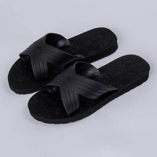 Nanyang รองเท้าแตะช้างดาวสายไขว้ (แพ็ค 1 คู่) แบบสวม สีดำ