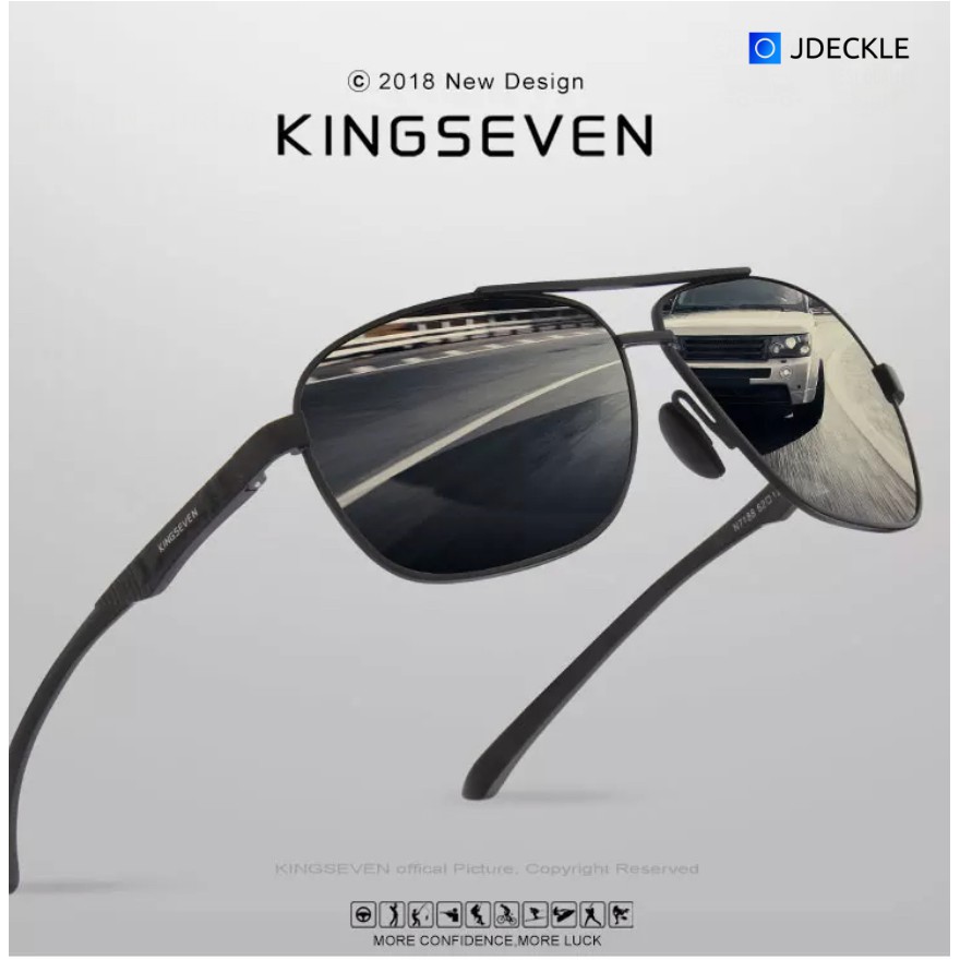 รูปภาพของสินค้าคลัง กทม KINGSEVEN รุ่น N7188 แว่นกันแดด แว่นตากันแดด แว่นตากรองแสง แว่นตา Polarized แว่นกันแดดโพลาไรซ์ลองเช็คราคา