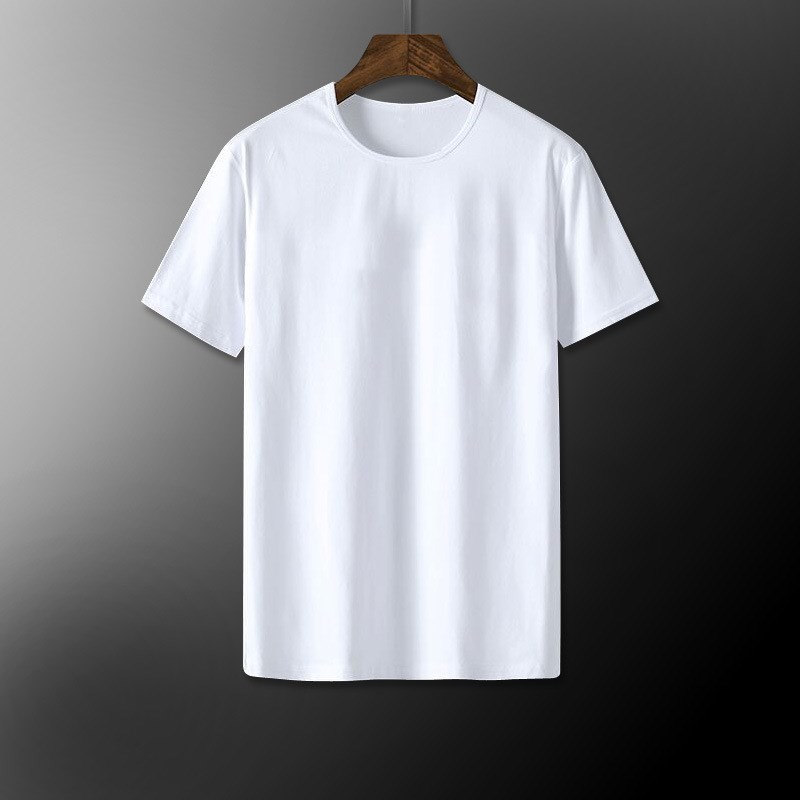 ภาพสินค้า*พร้อมส่ง*เสื้อยืดคอกลมแขนสั้น ผู้ชาย สีล้วน Men's Short Sleeve T-Shirt (สีดำ สีขาว สีเทา)รุ่น 0019 จากร้าน tsoline บน Shopee ภาพที่ 3