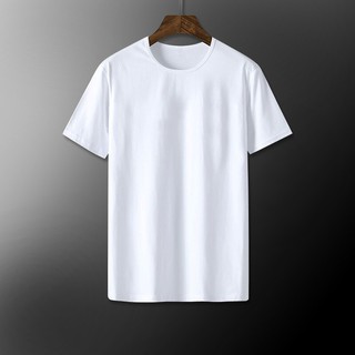 ภาพขนาดย่อของภาพหน้าปกสินค้า*พร้อมส่ง*เสื้อยืดคอกลมแขนสั้น ผู้ชาย สีล้วน Men's Short Sleeve T-Shirt (สีดำ สีขาว สีเทา)รุ่น 0019 จากร้าน tsoline บน Shopee ภาพที่ 3