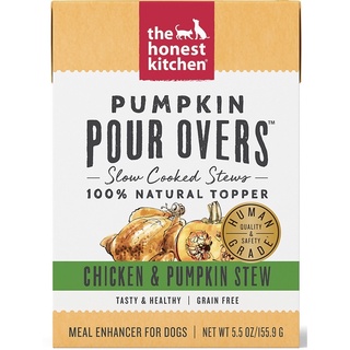 อาหารเปียกสุนัข The Honest Kitchen สูตร Pumpkin Pour Overs Chicken &amp; Pumpkin Stew ขนาด 155.9 กรัม