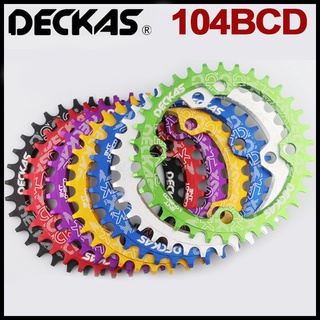 Deckas 104BCD อุปกรณ์เสริมจักรยานเสือภูเขา 104BCD 30t 32T 34T 36T 38T อุปกรณ์เสริมจักรยานเสือภูเขา 104 Bcd