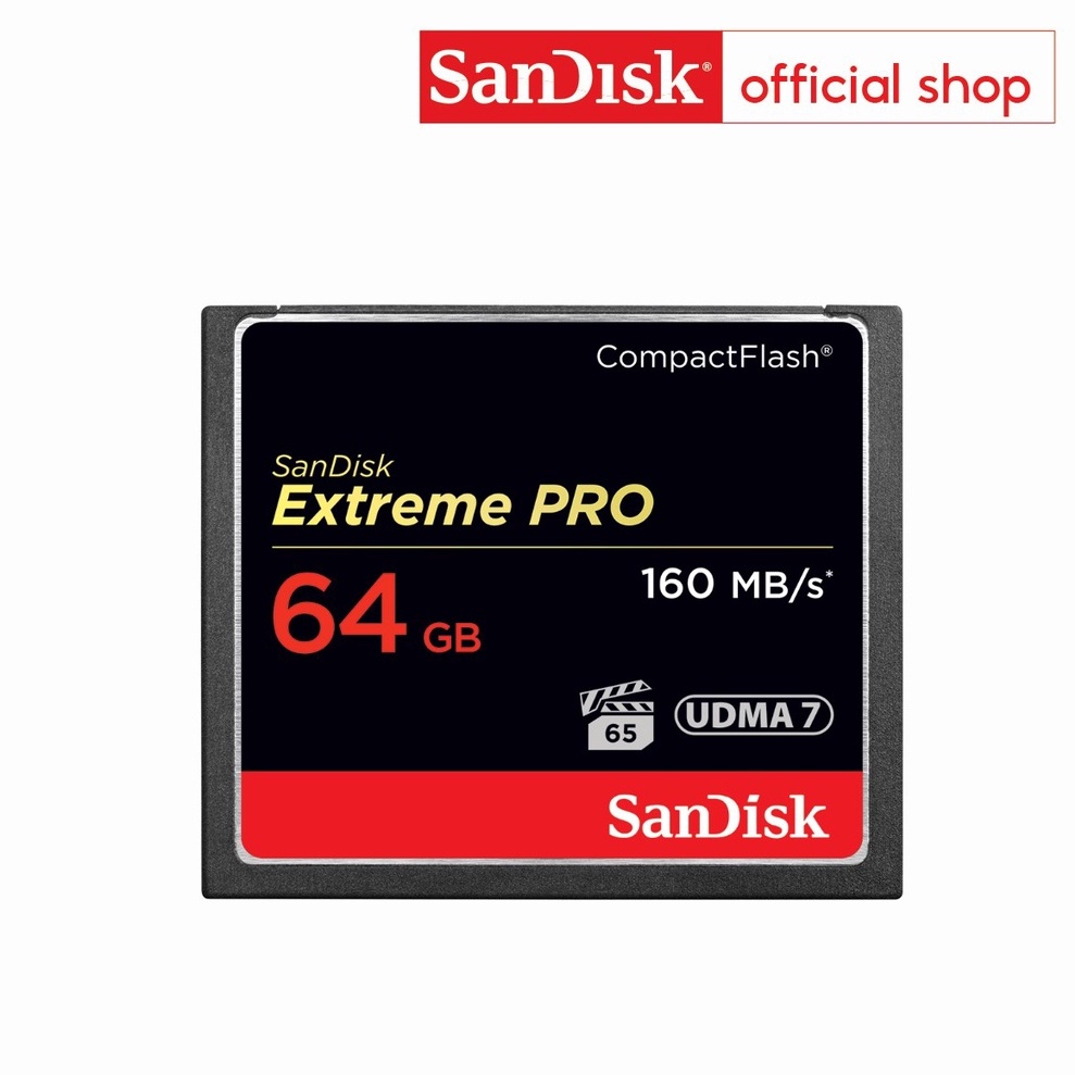 SanDisk Extreme Pro CF Card 64 GB Speed r 160MB/s w150MB/s (SDCFXPS