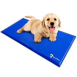 Pet cool mat ที่นอนเจลเย็นหมาทำความสะอาดง่าย แผ่นเจลรองนอนหมา MD 50cm X 65cmลดความเสี่ยงต่อภาวะเป็นลมแดด(heatstroke)