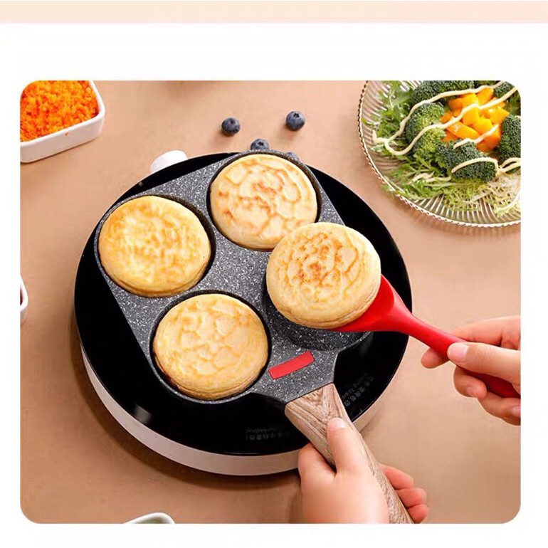37-yy-กระทะทอดไข่4หลุม-omelet-pan-ใช้ทอดไข่ดาว-ทอดแฮม-ทำอาหารไม่ติด-เคลือบสาร-non-stick-กระทะทำอาหารเช้า