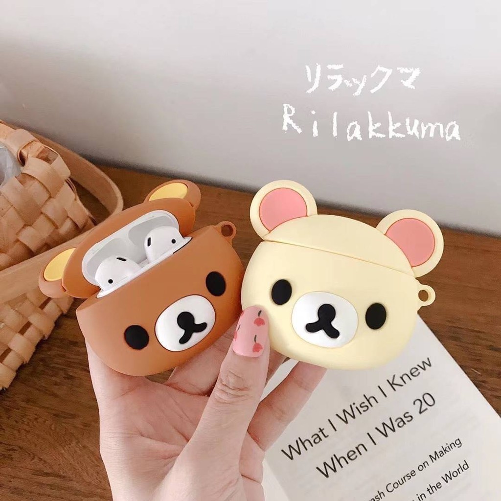 ส่งจากไทย-ไม่ต้องรอพรี-เคสแอร์พอด-รุ่น1-2-ริลัคคุมะ-โคริลัคคุมะ-rilakkuma-korilakkuma