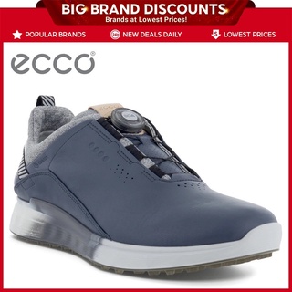 Ecco รองเท้าผ้าใบผู้ชาย ปุ่ม BOA สีขาว รองเท้ากอล์ฟ S3 102914-51997