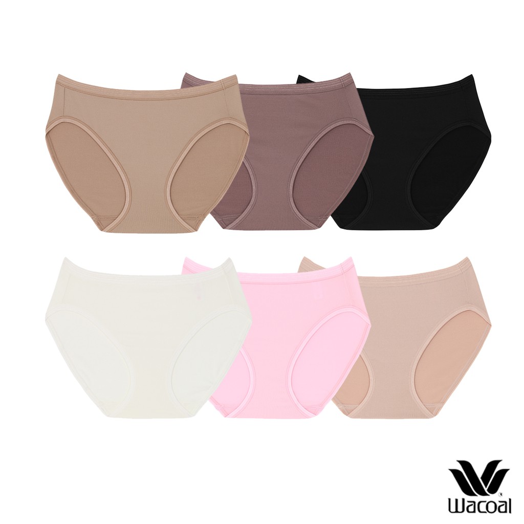 ภาพหน้าปกสินค้าWacoal Bikini Panty pack 6 ชิ้น กางเกงในวาโก้ รุ่น WU1M29/WQ6M29 คละสี จากร้าน wacoal บน Shopee