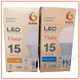 Gata หลอด LED BULB 15W E27 (DayLight,Warmwhite)