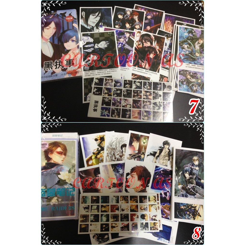 พร้อมส่ง-โปสการ์ด-ปรมาจารย์ลัทธิมาร-identity-v-โทเคนรันบุ-black-butler-got7-exoฯลฯ