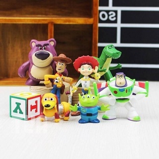 Model Toy Story โมเดล ทอยสตอรี่  ทั้งหมด8ตัว