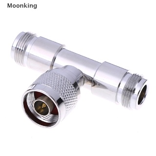 [Moonking] N-type male to dual 2 n-type female t shaped rf antenna adapter connector Hot Sell