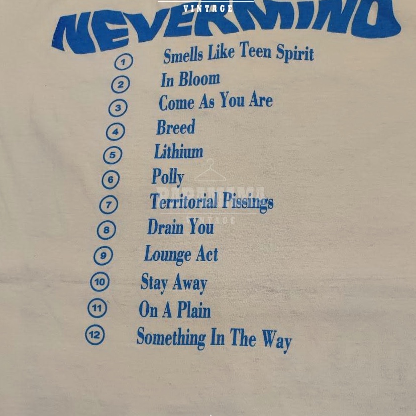 เสื้อยืดผ้าฝ้าย-nirvana-nevermind-album-1992-เด็กเก็บแบงค์-วินเทจ-เสื้อวง-เนอร์วาน่า-vintage-papamama-vintages-3