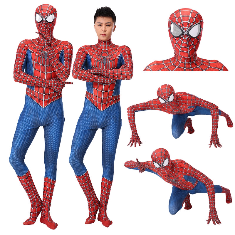รูปภาพของชุดคอสตูมคอสเพลย์ Spider-Man ฮาโลวีน Zentaiลองเช็คราคา