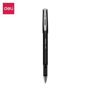Deli ปากกาเจล 1 แท่ง 0.5มม. หมึกดำ ปากกา ปากกาดำ รุ่น S30 เครื่องเขียน อุปกรณ์การเขียน Gel Pen