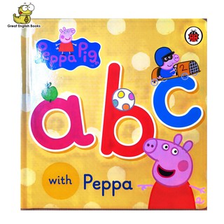 พร้อมส่ง*ลิขสิทธิ์แท้* บอร์ดบุ๊ค PEPPA PIG: ABC WITH PEPPA Hardcover