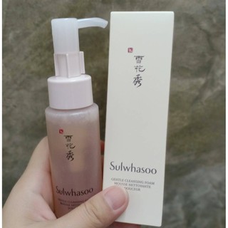 sulwhasoo gentle cleansing foam mousse nettoyante douceur 50ml.แบบมีกล่อง