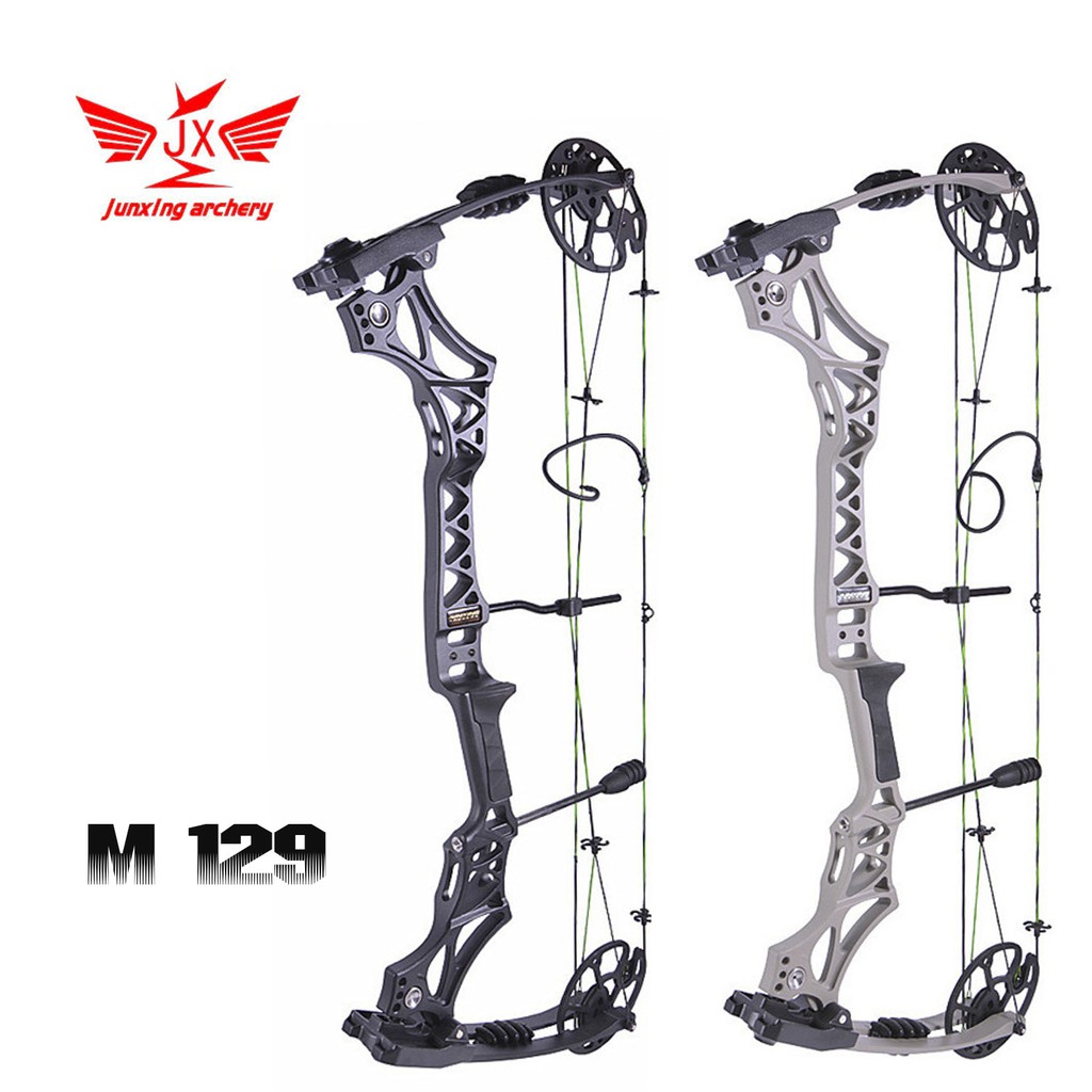 ภาพหน้าปกสินค้าธนู (มือขวา RH) Junxing M129 Compound Bow set 30-70lbs Sport Outdoor Archery Target Practice Fishing