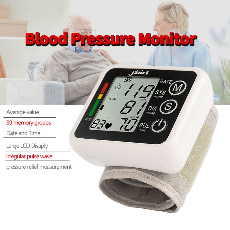 เครื่องวัดความดัน-เครื่องวัดความดันโลหิต-อัตราการเต้นหัวใจ-blood-pressure-monitor-my77-bk