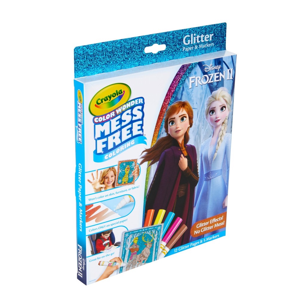 crayola-ชุดระบายสีคัลเลอร์วันเดอร์-แบบเกล็ดสะท้อนแสง-โฟรเซ่น-2