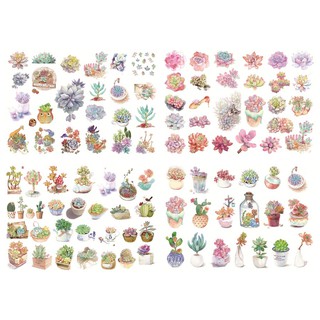 Bestprice 1920 Succulent Plants สติ๊กเกอร์ขนาดมินิ Diy สําหรับตกแต่งสมุดไดอารี่สติกเกอร์