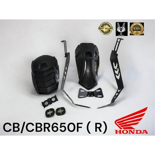 กันดีด CB/CBR 650 F(R) มีเเผ่นกันดีด 2 ใบ และ ตัวติดป้ายใหญ่