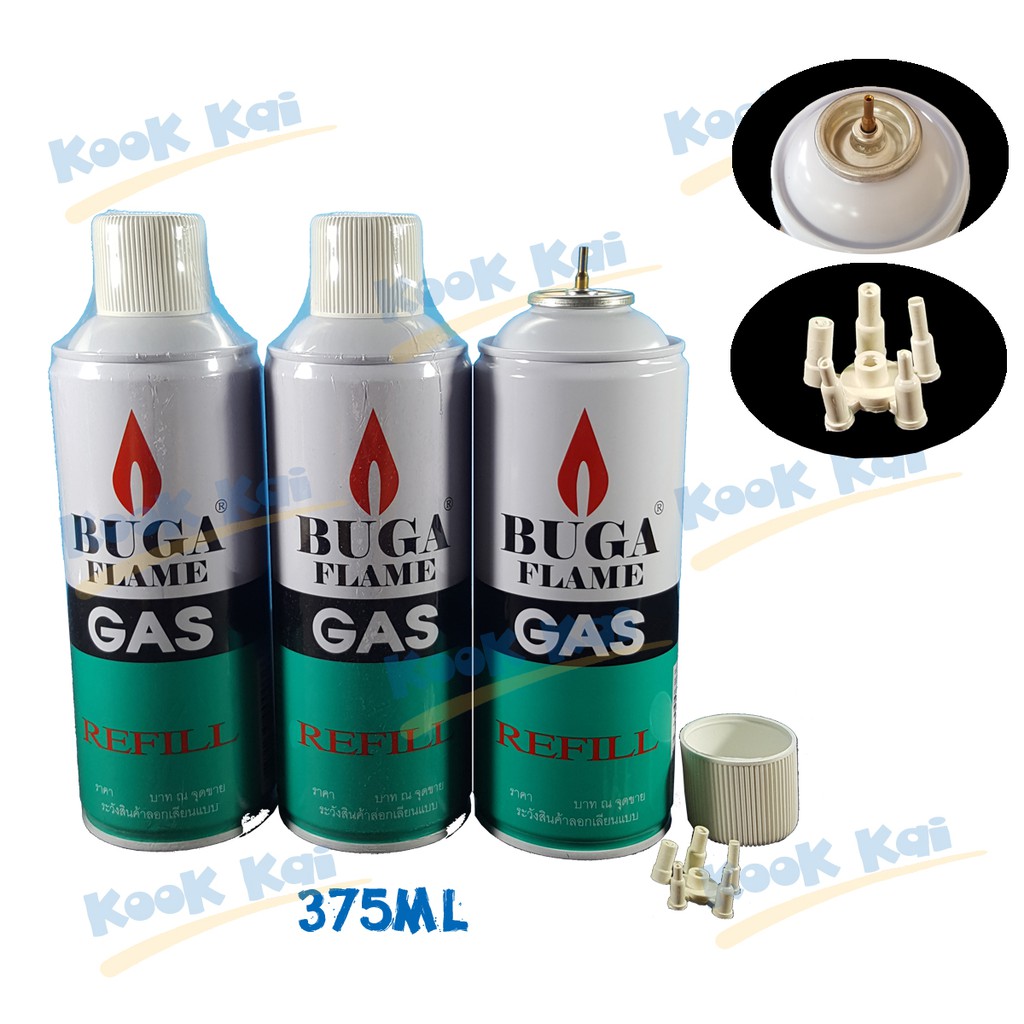 ภาพหน้าปกสินค้าแก๊สกระป๋อง บูก้า Buga แก๊สเติมไฟแช็ค BUGA FLAME GAS refill เติมไฟแช็ค จากร้าน tonymart บน Shopee