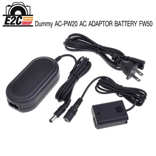 Dummy Battery AC-PW20 AC Adapter Battery FW50 for Sony A7/A7II//A6500/NEX7/RX10