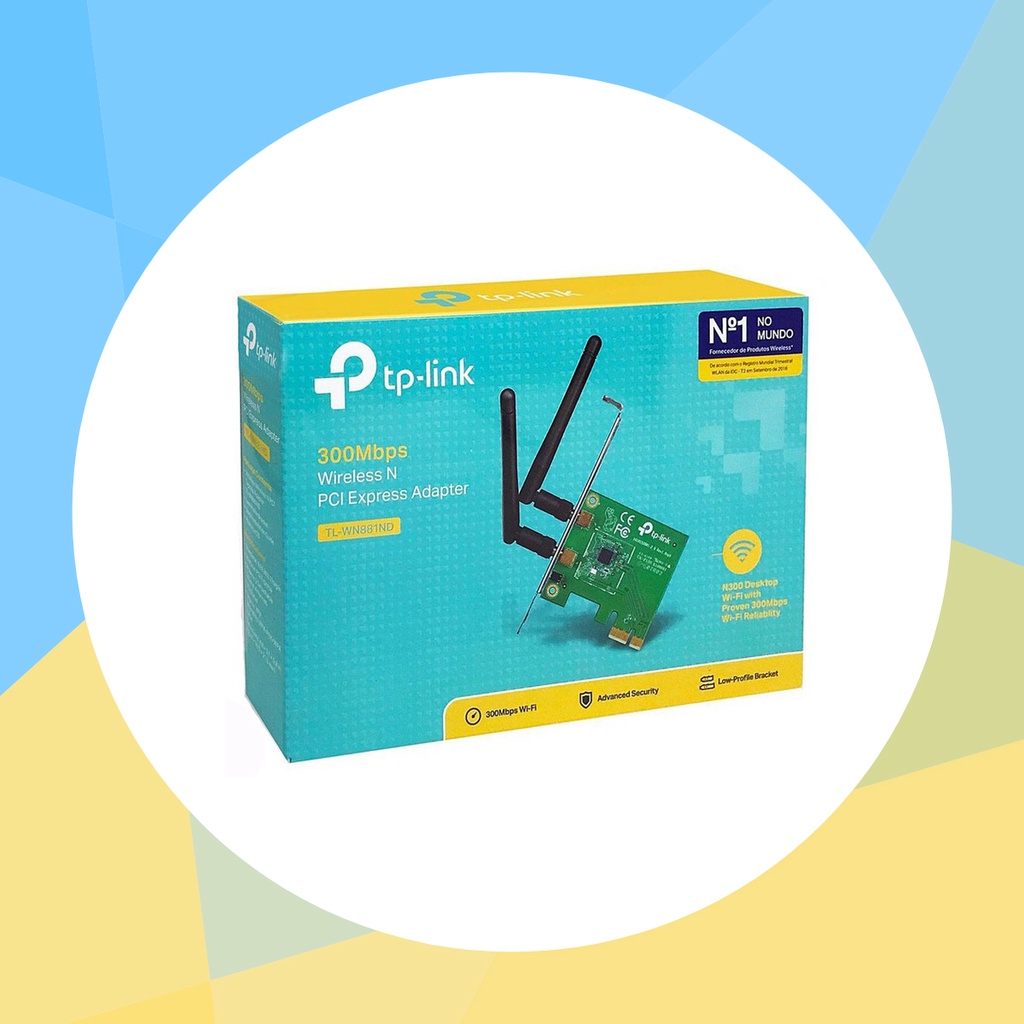 ตัวรับสัญญาณไวไฟ-wireless-pcie-adapter-tp-link-tl-wn881nd-n300