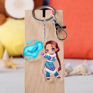 อะนิเมะ Avatar: The Last Airbender พวงกุญแจรูปการ์ตูน Appa Azula อะคริลิคกระเป๋าจี้ Keyring