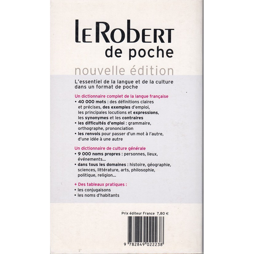 dktoday-หนังสือ-le-robert-de-poche-2006-ภาษาฝรั่งเศส-สภาพปานกลาง-ลดราคาพิเศษ