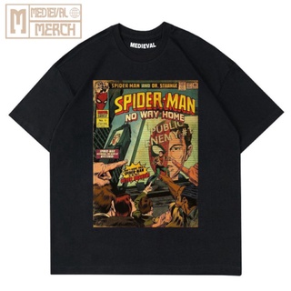 เสื้อยืด พิมพ์ลาย Spiderman MARVEL DOCTOR STRANGE DR COMIC - FILM 24S สีดํา สําหรับผู้ชาย และผู้หญิง