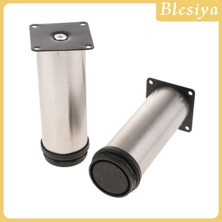 [BLESIYA] Adjustable Stainless Steel Furniture Legs, Cabinets Tables Chairs Sofa Feet ( 2pcs Set )