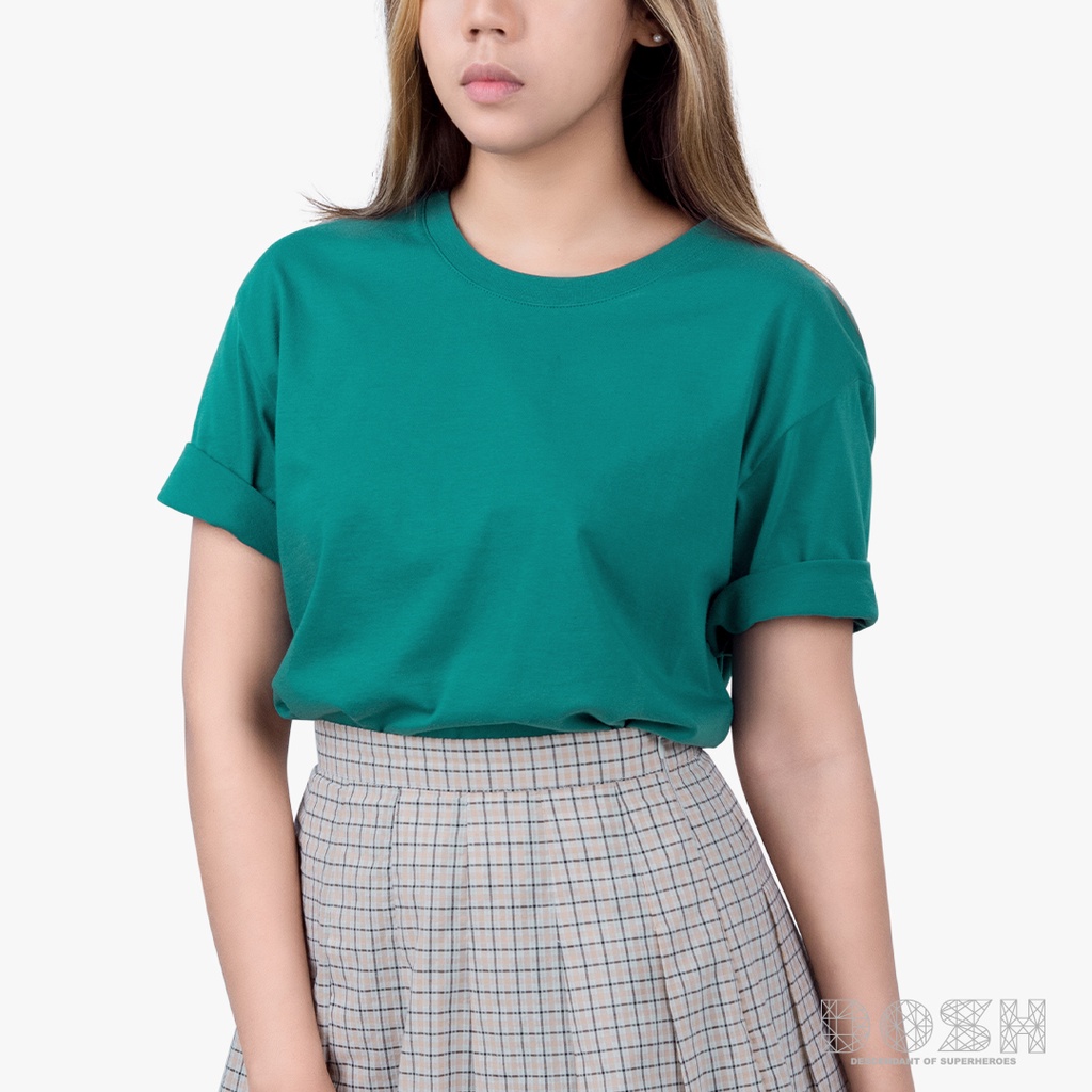 dosh-basic-t-shirts-เสื้อยืด-คอกลม-แขนสั้น-สีเขียว-fumt5000-gr