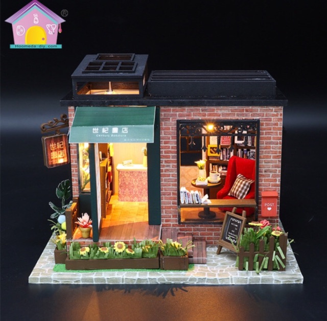 ภาพสินค้าบ้านตุ๊กตาDIY **พร้อมส่ง **(ประกอบเอง) สร้างบ้านเล่นกับครอบครัว จากร้าน kun_tong บน Shopee ภาพที่ 6