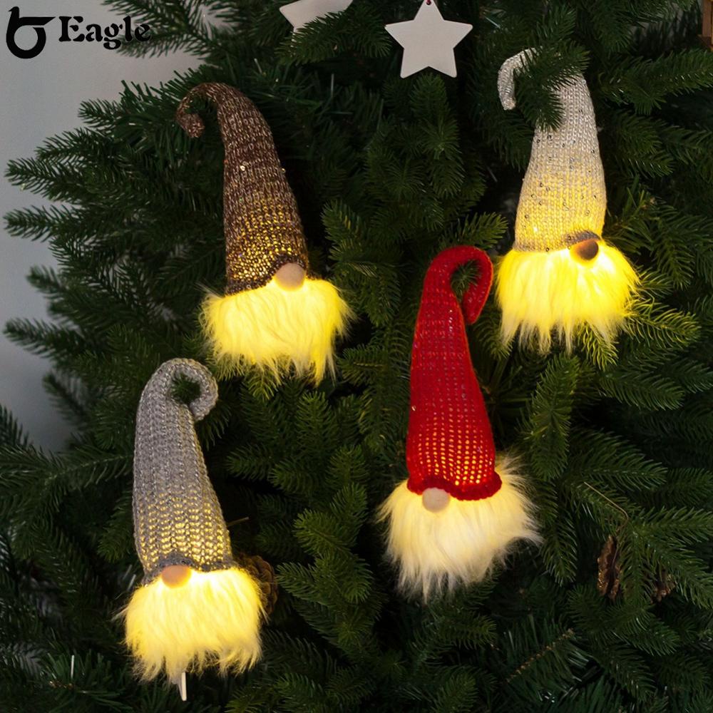 gnome-plush-doll-christmas-decor-door-elves-faceless-fireplace-with-led-light-in-stock