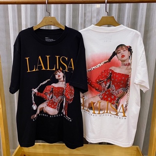 เสื้อยืดผ้าฝ้ายเสื้อยืดแขนสั้น ลิซ่า blackpink lalisa ผมเปีย#เสื้อยืดแขนยาว #เสื้อยืดแขนยาวxxl #เสื้อยืดโอเวอร์ไซส์ #เสื