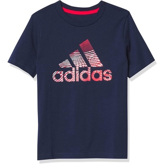 เสื้อยืดสีขาวAdidasเสื้อยืดผู้ชาย Adidas Boys Short Sleeve Graphic Tee T-Shirt AdidasMens Womens T-shirtsS-4XL