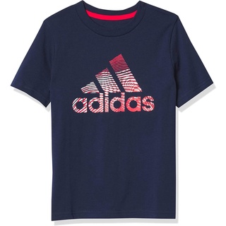 เสื้อยืดสีขาวAdidasเสื้อยืดผู้ชาย Adidas Boys Short Sleeve Graphic Tee T-Shirt AdidasMens Womens T-shirtsS-4XL