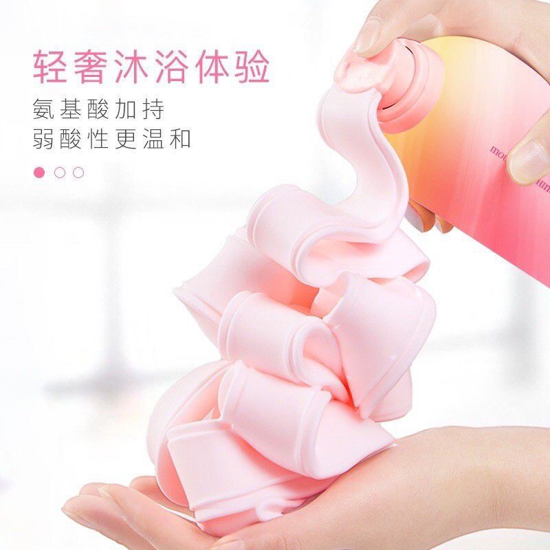 mousse-bathing-มูสโฟมอาบน้ำโฟมสีชมพู