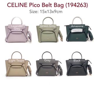 CELINE Pico Beltbag ของแท้ 100% [ส่งฟรี]